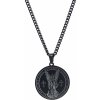 Prívesok z chirurgickej ocele Amulet Sedem archanjelov - Čierny - včetně řetízku 3mm/ 60 cm
