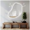 Alfaram Kúpeľňové zrkadlo nepravidelného tvaru s reproduktorom bluetooth - KWARC LED PREMIUM 2050