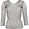 MandyMystery Sieťované tričko s dlhými rukávmi Netzshirt
