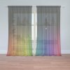 Sablio Záclony Dúhová žiara: 2ks 150x250cm