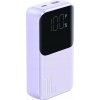 Joyroom Joyroom mini JR-PBC07 20000mAh 30W powerbanka s USB-C a Lightning kabely fialová