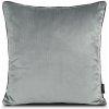 Takoy Dekoračná obliečka na vankúš MADIE strieborná z mäkkého zamatu zakončená lemovkou-HF-450933 | 45 x 45 cm