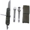 Príbor KOMBI 5ks s puzdrom OLIV