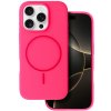 TopQ Zadný kryt Magsafe Slim Silicone pre iPhone 16 Pro ružový