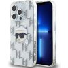 Karl Lagerfeld IML Electroplated Karl Head pre Apple iPhone 15 Pro Max, transparentný