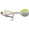 Nástraha Savage Gear Fat Tail Spin 8cm 24gr Lemon Back Flash