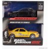 Jada Nissan Set 2x Skyline Gt-r (r32) Coupe + Subaru Legacy - Fast & Furious 1:32 čierno-žltá