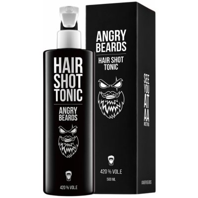 Angry Beards Hair Shot tonikum na vlasy 500 ml