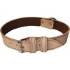 Palkar Obojok z kože hladenice pre psov 60 cm × 30 mm prírodný