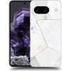 Picasee silikónový čierny obal pre Google Pixel 8a - White tile