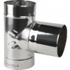 PRODMAX Nerezový komínový sopúch 90° - priemer 80 mm, hrúbka steny rúry 0,6 mm, dymovod - jednoplášť