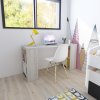 TRS-SPAIN Písací stôl dva regály medium cascina - white
