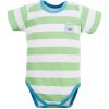 Eevi Body s krátkym rukávom STATKI zelené prúžky