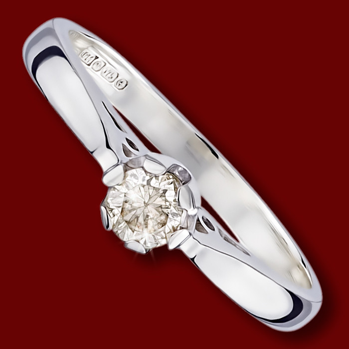 Silver.ag prsteň zlatý diamant briliant zásnubný R3339 od 837,6 € -  Heureka.sk