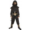 Kostým dětský Ninja černo-zlatý vel. 10-12 let