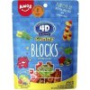 Amos 4D Fun&Play Bezlepkové gumené cukríky ovocný mix kocky 100 g