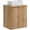 Súprava skrinka Comad Nova Oak NOVA OAK A 82-50-2D, umývadlo Comad Gaja UN-GAJA35-SW 78570A(35), NOVA OAK A 89-50
