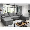 | Univerzálna rozkladacia rohová sedacia súprava ALMEIDA s úložným priestorom, siv | FF0020