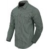Helikon-Tex košeľa Covert Concealed Carry Shirt - SAVAGE GREEN CHECKERED (Ľahká klasická košeľa so skrytými prvkami ako náprsné vrecko na zips, mikrovlákno pre čistenie okuliarov či rýchle rozopnutie