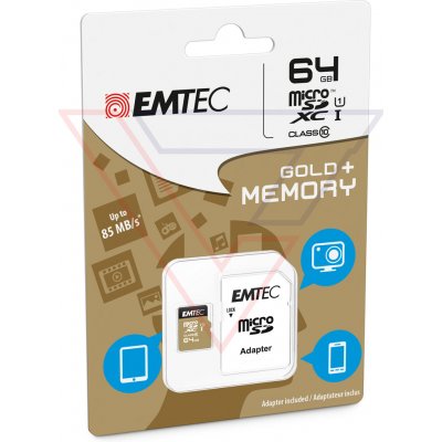 EMTEC SDXC Class 10 64GB ECMSDM64GXC10GP