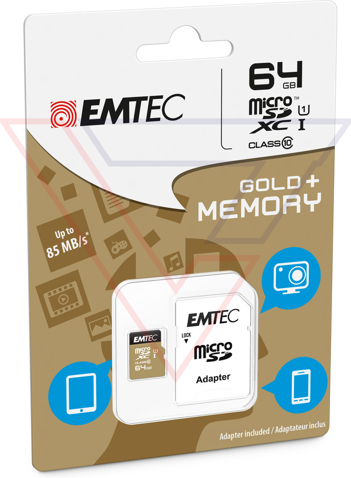 EMTEC SDXC Class 10 64GB ECMSDM64GXC10GP