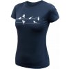 SENSOR MERINO ACTIVE SONGBIRDS dámske tričko kr.rukáv deep blue Veľkosť: L dámske tričko kr.rukáv