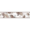 Samolepiaca bordúra D58-037-3, rozmer 5 m x 5,8 cm, popínavé listy hnedo-sivé, IMPOL TRADE