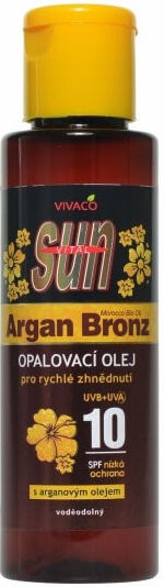 Vivaco Sun Argan oil olej Bronze SPF10 s arganovým olejom 100 ml