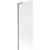 Mexen Next L vaňová zástena 1-krídlová 70 x 150 cm, mráz, gun metal - 895-070-000-03-30-95