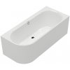 Villeroy & Boch Oberon 2.1 - Vaňa pre inštaláciu k stene 1800x800 mm, pravé prevedenie, alpská biela UBQ180OBN9CR00VD01