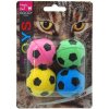Magic Cat loptička penová futbalová 3,75 cm 4 ks