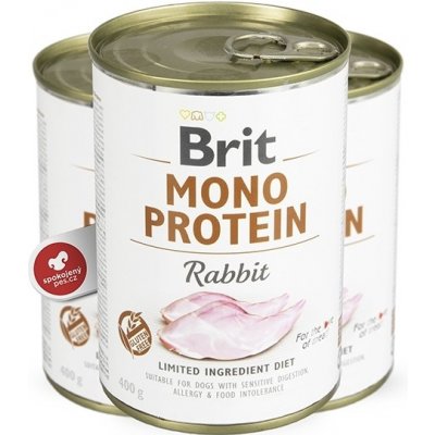 Brit konzerva Mono Protein Rabbit 400 g
