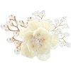 Amparo Miranda® Brošňa Flower BK336, Farba biela