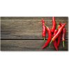 Foto obraz sklenený horizontálny chilli papričky 100x50 cm