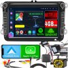 RADIO pre VOLKSWAGEN SEAT ŠKODA VW PASSAT B6 B7 GOLF 5 V 6 WIFI GPS ANDROID