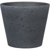 Scheurich Vrchný kvetináč Roca 701 pr. 18 cm tmavý kameň