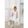 Fashionkids Dievčenské šaty MADELYN M/ 386 Farba: Biela, Veľkosť: 134