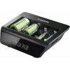 Nabíjačka batérií, univerzálna, AA AAA C D 9V, LCD obrazovka, VARTA Universal