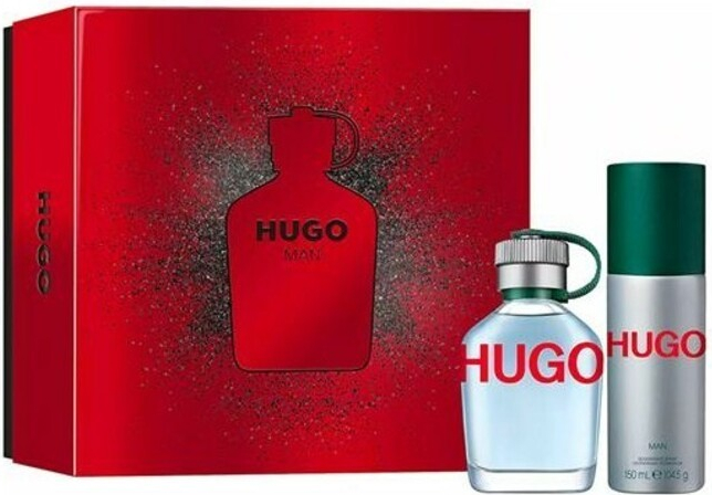 Hugo Boss Hugo Man EDT 75 ml + EDT 75 ml + deospray 150 ml darčeková sada