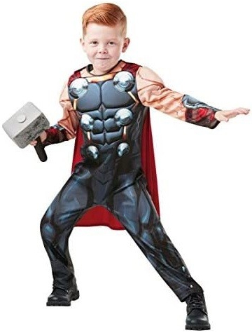 Avengers Thor s kladivom Čierno-červená 7-8 rokov