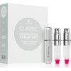 Travalo Classic HD Silver plniteľný rozprašovač parfémov 5 ml + obal na plniteľný rozprašovač parfémov