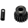 KONECT Oceľový motorový pastorok 18 zubov, modul 32DP s 5mm vŕtaním a 3,17mm adaptérom