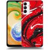 Picasee silikónový prehľadný obal pre Samsung Galaxy A04s A047F - Red black