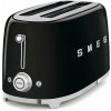 Hriankovač SMEG 50's Retro Style 4x2 čierny 950W (TSF02BLEU)