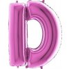 Nafukovací balónik písmeno D ružové 102 cm - Grabo