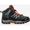 CMP Kids Rigel Mid WP Trekking Antracite-Flash Orange Obuv