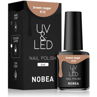 NOBEA UV & LED Brown sugar 38 6 ml