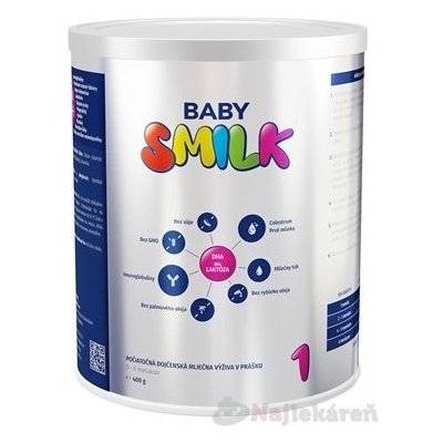 BABYSMILK 1 s Colostrom (0-6 m), 1x400g, počiatočná dojčenská mliečna výživa v prášku