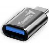 GENIUS ACC-C2A redukce z USB-C na USB-A, kovově šedá 32590002400