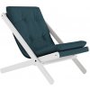Karup deckchair BOOGIE - lehátko (skladacie) 65x88x75 cm petrol blue white (lak)